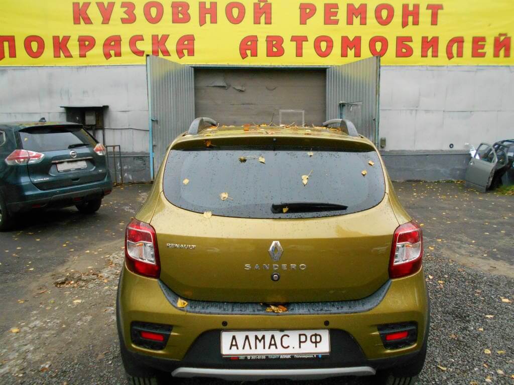 Покраска Renault Sandero | Рено Сандеро | Москва ВАО | Алмас